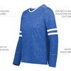image:imageHolloway Girls Girls Monterey Long Sleeve TeeRoyal HeatherWhite