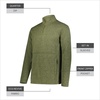 image:imageHolloway Mens Holloway Alpine Sweater Fleece 14 Zip PulloverOlive Heather