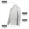 image:imageHolloway Mens Holloway Alpine Sweater Fleece 14 Zip PulloverSilver Heather
