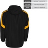 image:imageHolloway Mens Holloway Charger Jacket  Waterresistant Stylish Outerwear With Athletic Fit Perfect for Active MenBlack  Gold