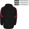 image:imageHolloway Mens Holloway Charger Jacket  Waterresistant Stylish Outerwear With Athletic Fit Perfect for Active MenBlack  Scarlet