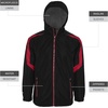 image:imageHolloway Mens Holloway Charger Jacket  Waterresistant Stylish Outerwear With Athletic Fit Perfect for Active MenBlack  Scarlet