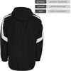 image:imageHolloway Mens Holloway Charger Jacket  Waterresistant Stylish Outerwear With Athletic Fit Perfect for Active MenBlack  White