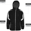 image:imageHolloway Mens Holloway Charger Jacket  Waterresistant Stylish Outerwear With Athletic Fit Perfect for Active MenBlack  White