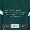image:imageHolloway Mens Holloway Charger Jacket  Waterresistant Stylish Outerwear With Athletic Fit Perfect for Active MenDark Green  White