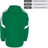 image:imageHolloway Mens Holloway Charger Jacket  Waterresistant Stylish Outerwear With Athletic Fit Perfect for Active MenKelly Green  White