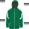 image:imageHolloway Mens Holloway Charger Jacket  Waterresistant Stylish Outerwear With Athletic Fit Perfect for Active MenKelly Green  White