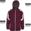image:imageHolloway Mens Holloway Charger Jacket  Waterresistant Stylish Outerwear With Athletic Fit Perfect for Active MenMaroon  White