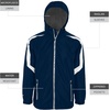image:imageHolloway Mens Holloway Charger Jacket  Waterresistant Stylish Outerwear With Athletic Fit Perfect for Active MenNavy  White