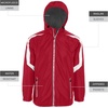 image:imageHolloway Mens Holloway Charger Jacket  Waterresistant Stylish Outerwear With Athletic Fit Perfect for Active MenScarlet  White