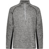 image:imageHolloway Mens Holloway Electrify Coolcore 12 Zip PulloverBlack Heather