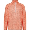 image:imageHolloway Mens Holloway Electrify Coolcore 12 Zip PulloverOrange Heather
