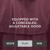 image:imageHolloway Mens Holloway Potomac JacketMaroonWhite