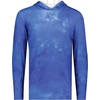 image:imageHolloway Mens Stock Cottontouch Poly HoodieRoyal Cloud Print