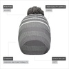 image:imageHolloway Spirit Pom BeanieGraphiteHeather GreyWhite