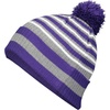 image:imageHolloway Spirit Pom BeaniePurpleHeather GreyWhite