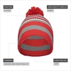 image:imageHolloway Spirit Pom BeanieRedHeather GreyWhite