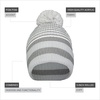 image:imageHolloway Spirit Pom BeanieSilverHeather GreyWhite