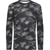 image:imageHolloway Unisex Adult Youth CottonTouch Poly Cloud Long Sleeve TeeBlack Glacier Print