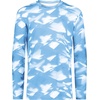 image:imageHolloway Unisex Adult Youth CottonTouch Poly Cloud Long Sleeve TeeColumbia Blue Glacier Print