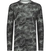 image:imageHolloway Unisex Adult Youth CottonTouch Poly Cloud Long Sleeve TeeGraphite Shockwave Prin
