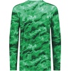 image:imageHolloway Unisex Adult Youth CottonTouch Poly Cloud Long Sleeve TeeKelly Shockwave Print