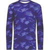 image:imageHolloway Unisex Adult Youth CottonTouch Poly Cloud Long Sleeve TeePurple Glacier Print
