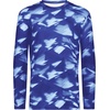 image:imageHolloway Unisex Adult Youth CottonTouch Poly Cloud Long Sleeve TeeRoyal Glacier Print