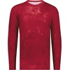 image:imageHolloway Unisex Adult Youth CottonTouch Poly Cloud Long Sleeve TeeScarlet Cloud Print
