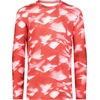 image:imageHolloway Unisex Adult Youth CottonTouch Poly Cloud Long Sleeve TeeScarlet Glacier Print