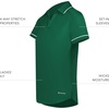 image:imageHolloway Womens Holloway Womens Performance Polo Powered by CoolcoreDark GreenWhite