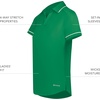 image:imageHolloway Womens Holloway Womens Performance Polo Powered by CoolcoreKellyWhite