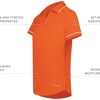 image:imageHolloway Womens Holloway Womens Performance Polo Powered by CoolcoreOrangeWhite