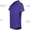 image:imageHolloway Womens Holloway Womens Performance Polo Powered by CoolcorePurpleWhite