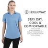 image:imageHolloway Womens Holloway Womens Performance Polo Powered by CoolcoreWhiteBlack