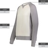 image:imageHolloway Womens Ladies AllAmerican Fleece CrewAthletic Grey HeatherBirch