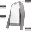 image:imageHolloway Womens Ladies AllAmerican Fleece CrewAthletic Grey HeatherWhite