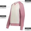 image:imageHolloway Womens Ladies AllAmerican Fleece CrewDusty Rose HeatherBirch