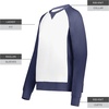 image:imageHolloway Womens Ladies AllAmerican Fleece CrewNavy HeatherWhite
