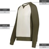 image:imageHolloway Womens Ladies AllAmerican Fleece CrewOlive HeatherBirch