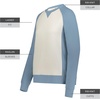 image:imageHolloway Womens Ladies AllAmerican Fleece CrewStorm HeatherBirch