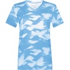 image:imageHolloway Womens Ladies Stock CottonTouch Poly TeeColumbia Blue Glacier Print