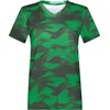 image:imageHolloway Womens Ladies Stock CottonTouch Poly TeeDark Green Glacier Print
