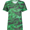 image:imageHolloway Womens Ladies Stock CottonTouch Poly TeeDark Green Shockwave Print