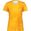image:imageHolloway Womens Ladies Stock CottonTouch Poly TeeGold Cloud Print
