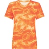 image:imageHolloway Womens Ladies Stock CottonTouch Poly TeeOrange Shockwave Print