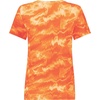image:imageHolloway Womens Ladies Stock CottonTouch Poly TeeOrange Shockwave Print