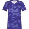 image:imageHolloway Womens Ladies Stock CottonTouch Poly TeePurple Glacier Print