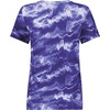 image:imageHolloway Womens Ladies Stock CottonTouch Poly TeePurple Shockwave Print