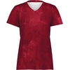 image:imageHolloway Womens Ladies Stock CottonTouch Poly TeeScarlet Cloud Print
